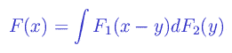Formula: Convolution of Distribution Functions (Graphical)