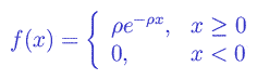Formula: Exponential Distribution (Graphical)