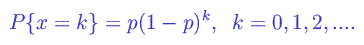 Formula: Geometric Distribution (Graphical)