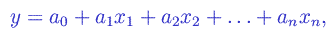 Formula: Linear Model (Graphical)