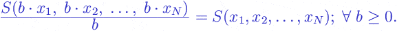 Formula: Scale Invariance (of Measures)