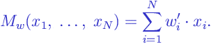 Formula: Weighted Mean (Calculation)