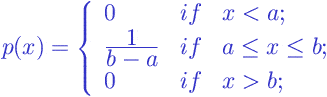 Formula: Uniform Distribution