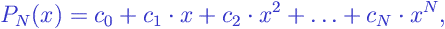 Formula: Polynomial