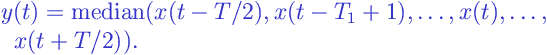Formula: Median Filter