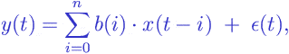 Formula: Moving Average (MA) Models
