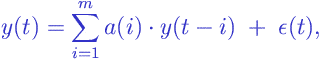 Formula: Autoregressive (AR) Models